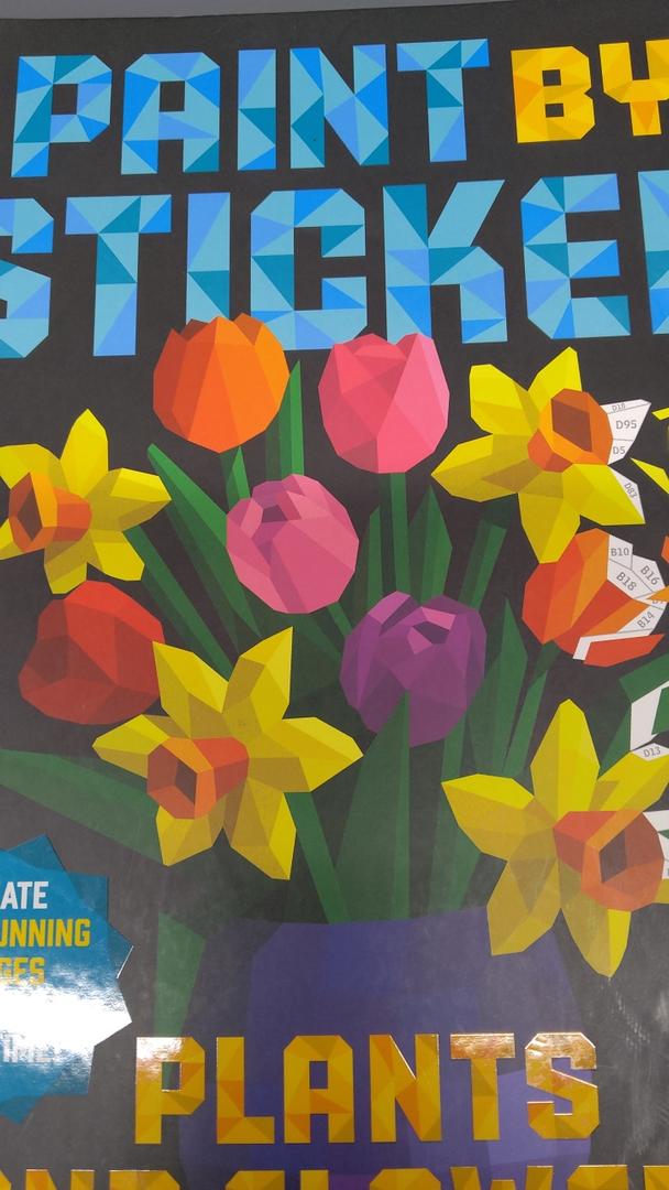 Paint by Sticker (Official): Plants and Flowers: Create 12 Stunning Images One Sticker at a Time!