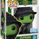 Funko Pop! Movies: Wicked Pt. 2 - Elphaba - Glitter - Collectable Vinyl Figure - Gift Idea - Official Merchandise - Toys for Kids & Adults - Movies Fans - Figure for Collectors