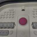 ALLJOY Foot Spa Bath Massager with Heat, Collapsible Foot Massager Spa Soaking Tub with Bubbles, Pumice Stone, Timer, 6 Shiatsu Massage Rollers Pedicure FootSpa for Relaxation, Gifts for Dad, Mom