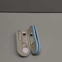 2 in 1 Multifunction Eyeglass Case With Mirror, Durable Lens Case, Contact Lens Remover, Color Contact Lenses (Blue)