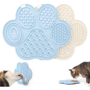 Li&Zhao Lick Mat for Dogs - 2 PCS Dog Lick Mats with Suction Cups Cat Lick Mat Puppy Lick Mat for Cats Dog Slow Feeder Dog Enrichment Toys for Yogurt Peanut Butter Food Treats