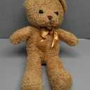 Hungdao Bear Stuffed Animal with Voice Recorder Set, 60 Seconds Heart Shaped Voice Sound Recorder Module 16 Inch Soft Plush Bear with Zipper for Boy Girl Valentines Day(Light Brown)