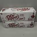2 x Diet Dr Pepper Soda, 12 fl oz cans, pack of 12