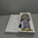 Dog Fire Hydrant Pee Post Puppy Pee Training Post Garden Statue, Blue & Gold Fire Hydrant Outdoor Figurines Decor for Yard Garden Lawn Patio (Small)