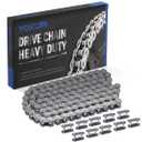 YOXUFA 428 Motorcycle Chain 102 Links for 110cc 125cc 150cc CRF50 XR50 Coolster Apollo 50cc 70cc 90cc Pit Dirt Bike 4 Wheeler ATV Quad TTR225 Grom TaoTao DB17 DB27 Blazer Sunl Vitacci Go Kart Parts