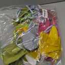 Funtery Easter Bunny Gift Bags Bunny Birthday Decoration Rabbit Ear Velvet Bags with Drawstrings 4.7 x 3.7 Inch Gift Pouches Party Favors for Baby Kid Basket Candy Treat Jewelry, 6 Color(24 Pcs)