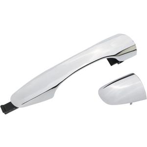 APPERFiT Exterior Door Handle w/End Cap Cover for Rear Door Right Passenger Side Chrome Compatible with Kia Sorento 2016 2017 2018 2019 2020 Replaces 82661-C5010 83662-C5010 (RR)