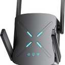 2026 WiFi Extender Signal Booster, 10X Faster WiFi 6 Extender, 18899 sq.ft. Internet Repeater for Home, Dual-Band Network Extender, Wireless Router Signal Amplifier w/Gigabit Ethernet Port, Easy Setup (Black)