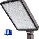 480W LED Parking Lot Light Outdoor,72000LM 100V-277V Dusk to Dawn LED Building Flood Lights Commercial 5000K Slip Fitter Street Pole Lights IP65 Waterproof Large Area Shoebox Barn Lighting