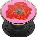 PopSockets Phone Grip with Expanding Kickstand, Enamel Nature PopGrip - Big Poppy