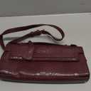 Women’s Top-Handle Handbag, Snake Pattern Burgundy Clutch Purse, Designer Crossbody Bag With Detachable Strap