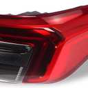 Nakkaa 33500-T20-A01 Tail Lights Assembly Outer Right Side with Bulb Compatible with 2022 2023 Civic Sedan Passenger Side Rear Brake Lamp HO2805123