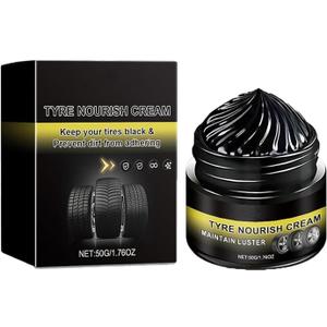 Tire Coating Paste, Tyre Nourish Cream, Powerful Wheel Cleaning Refurbish Wax Car Tire Retreading Wax Long-lasting Protection Against Dirt, Aging, and Dust Polishing Wheel Retreading Waxs.
