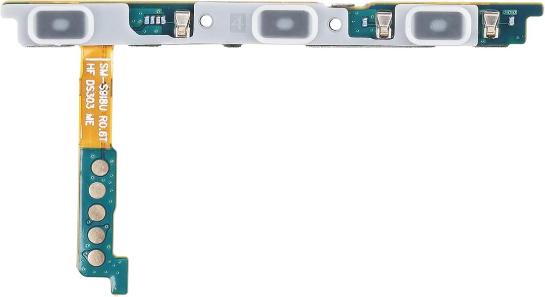 for Samsung Galaxy S23 Ultra Power Button and Volume Button Flex Cable Replacement Flexible Cable Side Power On/Off Switch Control Button Connector Repair Parts for SM-S918U SM-S918U1