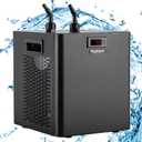 Poafamx Aquarium Chiller 79Gal 1/3 HP Water Chiller for Hydroponics System Home Use Axolotl Fish Coral Shrimp 110V with Pump and Pipe