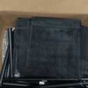 Outdoor Toy Storage Ball Storage Rack, Sports Ball Storage Cart with Wheels and Handles, Metal Sport Equipment Organizer Rack with Elastic Straps for Garage, Gym or Playground, Black