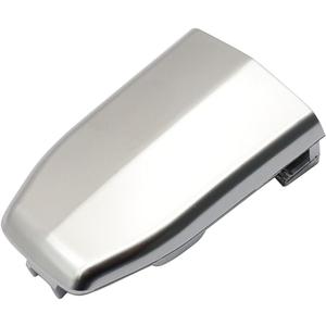 Front Door Handle Lock Cylinder Cover Fits for 2015-2018 Cadillac Escalade Silver 1 Pcs