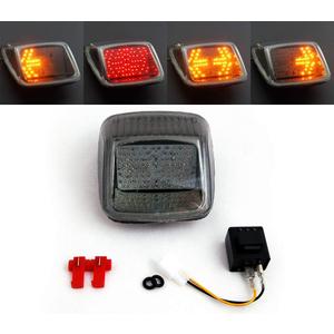 Areyourshop Taillight + Turn Signals For Harley V-ROD, Night Rod, Street Rod 2002-2011 Smoke