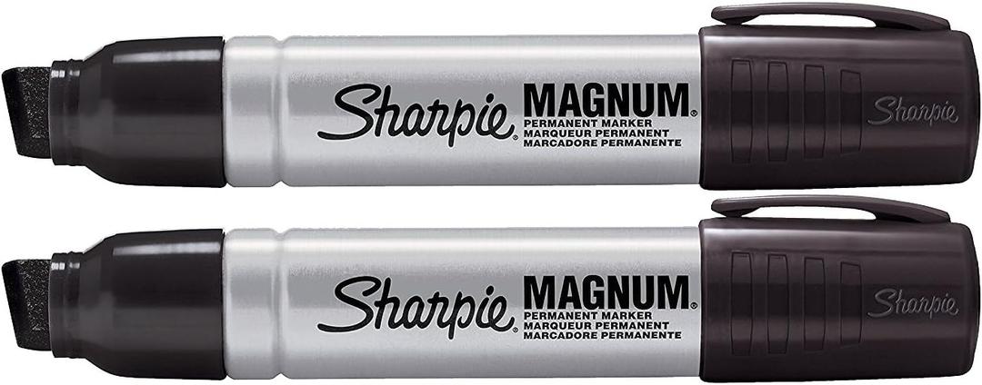 2 Pack Sharpie 44101 Sharpie Magnum Permanent Marker Black