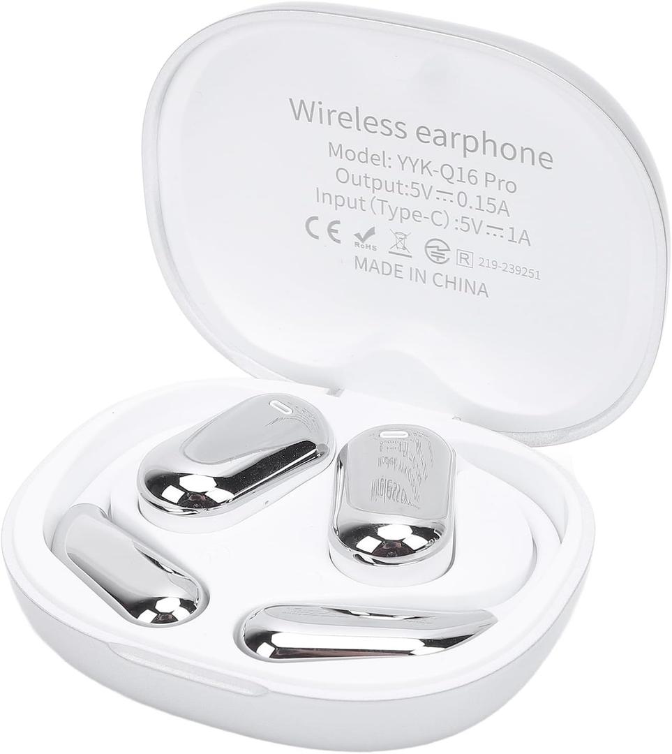 Language Translation Earbuds, Q16Pro Bluetooth Translation Headset for 133 Languages & 97% Accuracy, 3 in 1 Touch Screen AI Real Time Translation Device with APP, IPX6 Water (Silver)