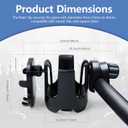 Mic Stand Cup Phone Holder 2-in-1 Beverage Device Accessory for Dance Studios Bands Symphonies Opera Rehearsals Stage Performances Music Stands Drum Racks All Stand Types
