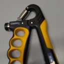 Grip Strength Trainer, Hand Grip Strengthener with Adjustable Resistance 11-220Lbs(5-100KG), Automatic Counter, Ergonomic Design, Forearm Strengthener for Musicians Athletes and Injury Recovery (Orange)