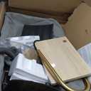 Kitchen sink double waterfall sink with LED display with cup washer, soap dispenser, waterfall mixer, worktop controller, etc. workstation kitchen sink (Gold, 35.4 * 19.7 * 8.7 IN)