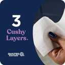 Quilted Northern Ultra Plush Toilet Paper, 6 Mega Rolls = 24 Regular Rolls, 3X Thicker*, 3 Ply Soft Toilet Tissue | 3X Thicker*, Ultra Soft