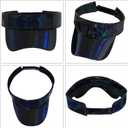 Marrywindix 1 Piece of Sport Wear Athletic Visor Sun Sports Visor Hat Laser Visor Adjustable Cap for Women and Men (One Size)