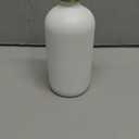 Glass Soap Dispenser 2 Pack - Modern Bathroom & Kitchen Sink Dispenser with Waterproof Labels (White Bottles+Gold Pumps)