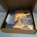 Cordless 2" Brad Nailer Compatible with Dewalt 20V Battery (No Battery), 2-In-1 Electric Nail Gun/Staple Gun, 18 Gauge Nail Gun Battery Powered with 1000 Nails for Wood Carpentry