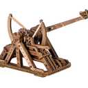 Adult 3D Wooden Catapult Puzzle Kit, DIY Mechanical Model Construction Set, Educational STEM Puzzle Desktop Toy or Decorative Item for Teens Aged 14 and Up