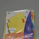 Avery Binder Dividers - 5-Tab Insertable Multicolor Big Tabs for Binders, 1 Set of Dividers (11109)