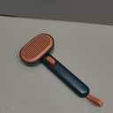 Aumuca Skin Friendly Self-Cleaning Slicker Brush for Dogs & Cats, Gentle Pet Grooming Tool for Shedding & Deshedding, Efficient Hair Remover for Long & Short Haired Pets (Green)