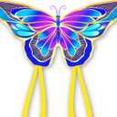Xida Butterfly Kite for Kids & Adults, Easy to Fly, Ages 4-8, Large Kite with 300ft Handle, Perfect for Beach Trips