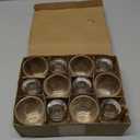 OBTANIM 12 Pack Shot Glasses, 1.5 oz Clear Shot Glass Cups Set with Heavy Base for Bar Restaurants Home