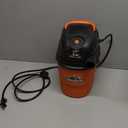 Armor All AA155 1.5-Gallon 2 Peak HP Portable Wet/Dry Vacuum, Orange