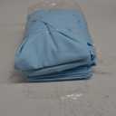 BRILLMAX 6 Pack Light Blue Tablecloths for 8 Foot Rectangle Tables 60 x 126 Inch - 8ft Rectangular Bulk Linen Polyester Fabric Washable Cloth Cover for Wedding Reception Banquet Birthday Party