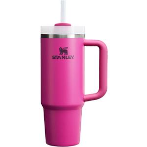 Stanley Quencher H2.0 Tumbler with Handle and Straw 30 oz | Flowstate 3-Position Lid | Cup Holder Compatible for Travel | Insulated Stainless Steel Cup | BPA-Free | Fuchsia (30 Ounces, Fuchsia)