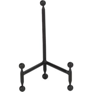 TRIPAR Modern Tripod Easel Display, Black Finish, Lightweight & Durable Design, Perfect for Displaying Pictures, Artwork, Plates, Tiles, & More, 8 Inch