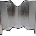 Foldable Silver Windshield Sunshade | Blocks 99% UV Rays | 56×30inch | Protects & Cools Vehicle Interior