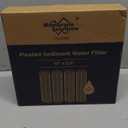 Membrane Solutions 20 Micron Pleated Polyester Sediment Water Filter 10"x2.5" Replacement Cartridge Universal Whole House Pre-Filter Compatible with W50PE, WFPFC3002, SPC-25-1050, FM-50-975 - 4 Pack