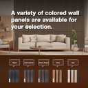 NeatiEase Wood Panels for Wall Color Samples Pack, Soundproof Wood Slat Wall Panel for Interior Wall Decor Noise Cancelling