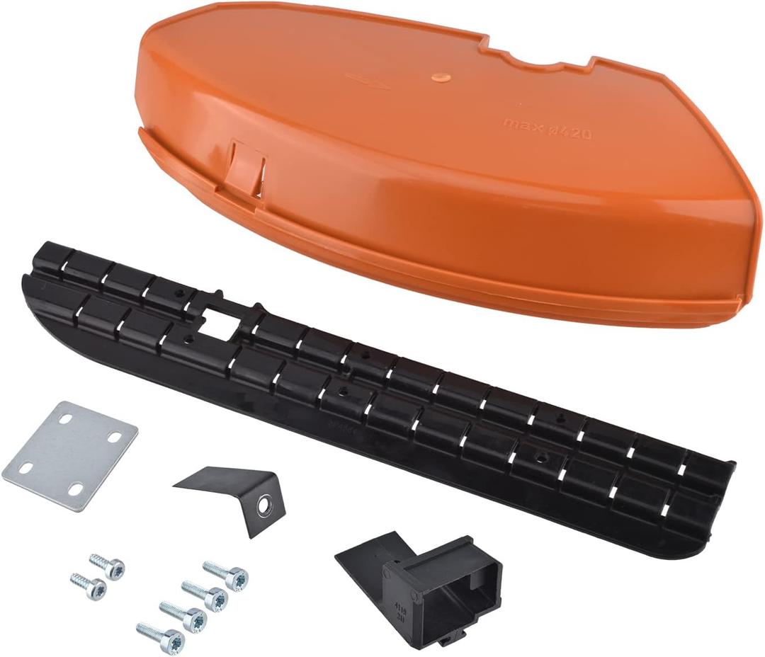 420mm/260mm Trimmer Guard Skirt Backing Plate Screw Blade Kit for STIHL FS55 FS110 FS130 FS160 FS180 FS200 FS220 FS240 FS250 Replaces # 4119 007 1013