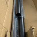 Tension Curtain Rods 51-122 Inch(5-10 Ft),Long Tension Rods No Drilling,Heavy Duty tension rod for Bathroom Windows Room Divider Outdoor Patio,Easy Install,Never Rust,Diameter 1.26 In-Black