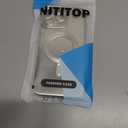 NITITOP Compatible with iPhone 16 Pro Max Case Cute Clear Glitter [Compatible for MagSafe] Sparkle Bling Magnetic Plating Heart Girl Women Electroplated Frame Camera Protection Back Cover - Silver