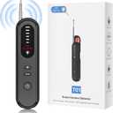 Hidden Camera Detector - 2025 Camera Detector, Hidden Device GPS Detector, Bug Detector, Camera Detector for Hotels, Travel, Office, 5 Levels Sensitivity (Black)