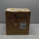 XIFEI Cigar Humidor Cabinet, Glass Top & Adjustable LED Lighting, Digital Hygrometer, 2 Humidifiers, Cigar Tube, Desktop Cedar Wood Humidor with Accessory Drawer for 80-100 Cigars, Ideal Men's Gift (Dark Brown)