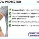 Elbow Protector  Elbow Sleeve, Compression Support, Strains, Sprains, Protection, Daily Use, Taiwan Excellence S/M (Beige)