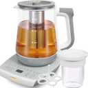 Health Pot Electric Kettle with Infuserand stew pot,Smart Fruit Hot Tea Maker, Temperature Control and Tea Keep Warm, 12 Functional Procedures, 1.8 Liters of Capacity
